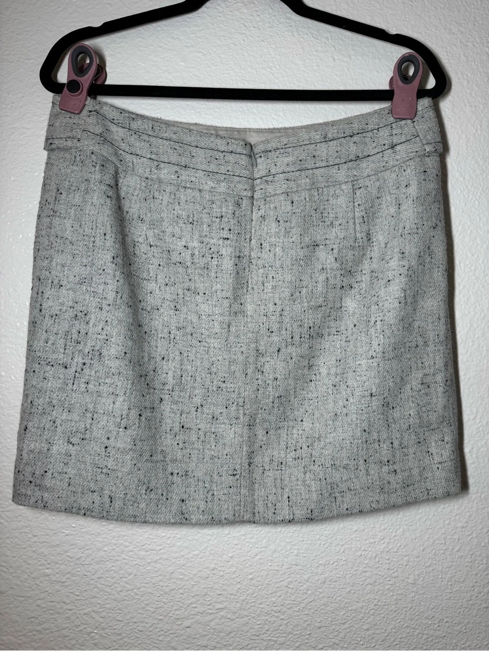 Outback Red Gray Tweed Mini Skirt